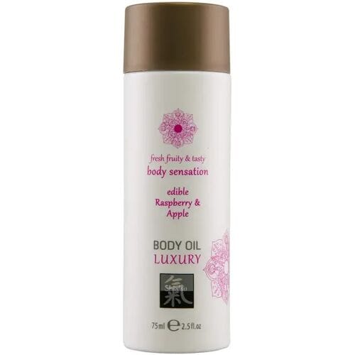 Luxe Eetbare Body Oil - Framboos & Appel