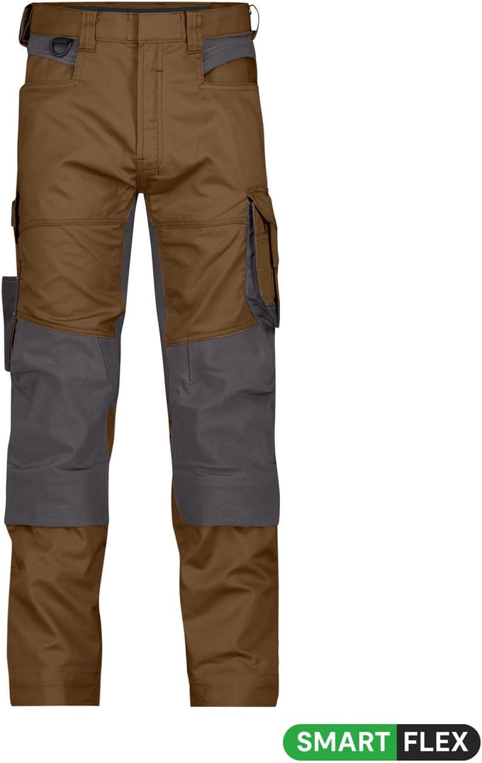 Werkbroek met stretch en kniezakken