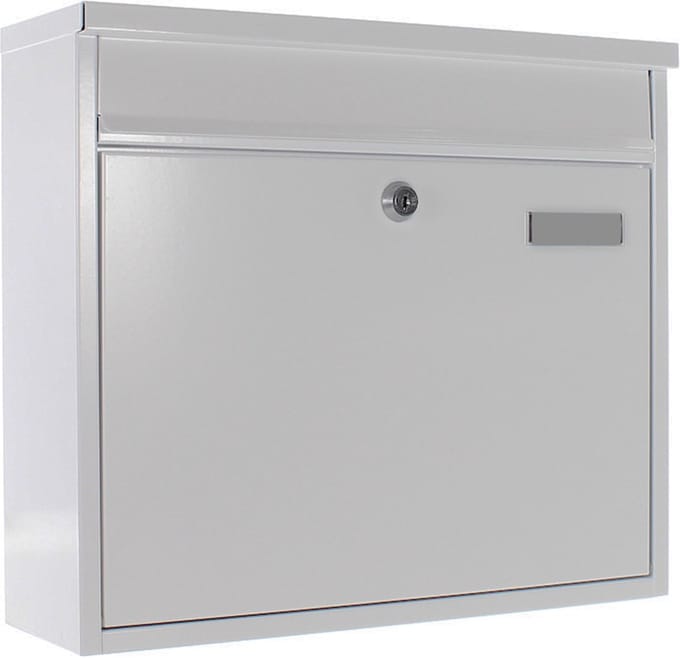 Rottner Brievenbus Petra II - Wit - 31,5x36x11,5cm
