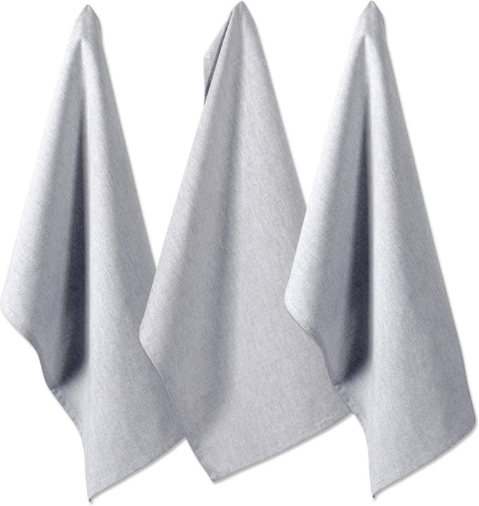 Set van 3 Handdoeken - Chambray Grijs Keuken Handdoeken