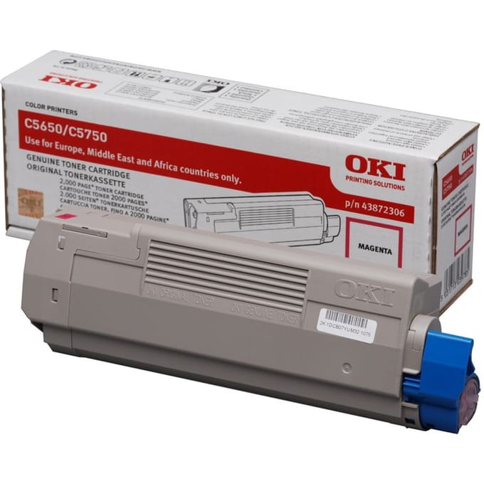 OKI 43872306 toner cartridge magenta (origineel)