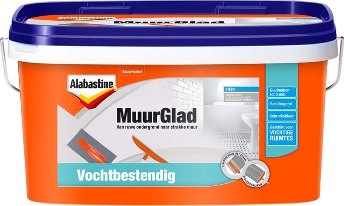 Alabastine muurglad vochtbestendig - 5 liter