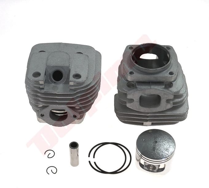 Cilinder met zuiger passend op Chinese kettingzaag 45mm 58cc