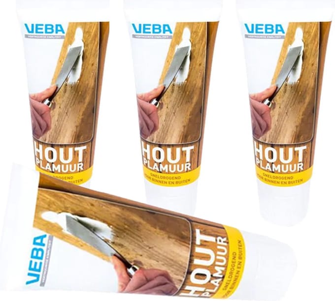 Houtplamuur 400GR 4 stuks - KD set