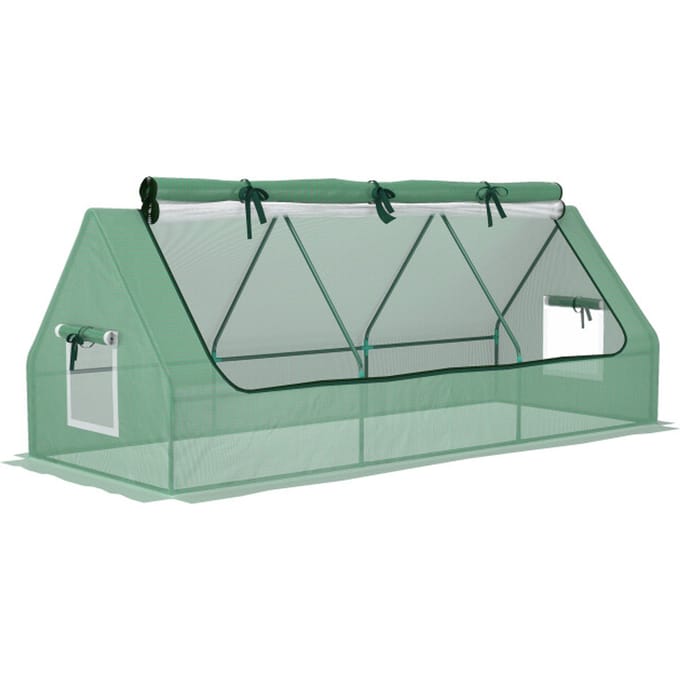 4goodz Tuinkas met stalen frame 240x90x90 cm 845-770v00gn
