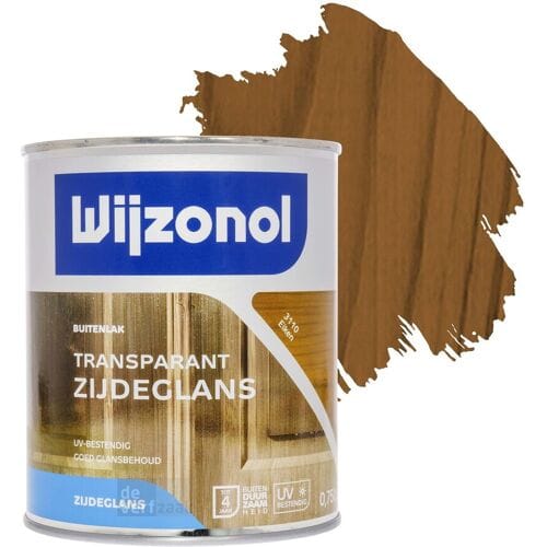 Wijzonol Transparant Zijdeglanslak - 0,75l - 3110 - Eiken