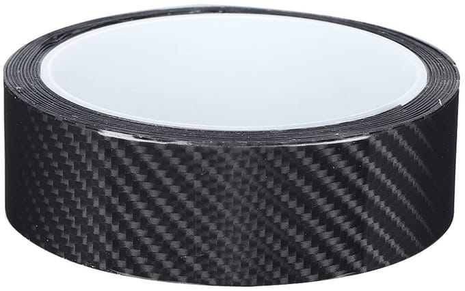 Dailygoods- Instaplijstjes Gloednieuw - Koolstofvezel - Zelfklevend - 3 cm x 3 meter - Multifunctioneel - Duurzaam - Autosticker
