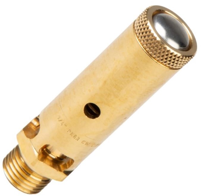 G 1/4'' Messing Vooringesteld Overdrukventiel 3.7 Bar DN 8 - SFL-B-8-3P7-014