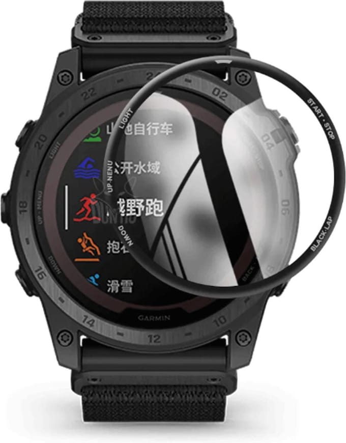 Screenprotector Geschikt Voor Garmin Tactix 7 - Volledige cover - Hoge kwaliteit screen protector - PMMA - 1 stuks