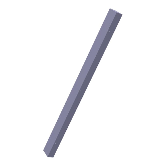 AEG afstandshouder, achter, zwart, 898x65x40 140209611023