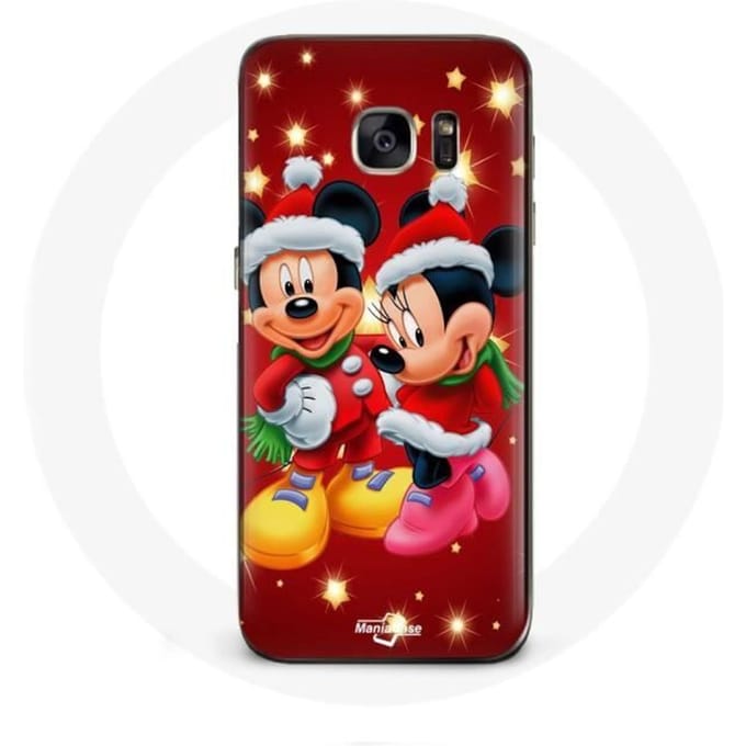 Coque - Maniacase - Samsung Galaxy S6 - Mickey Mouse - Souple - Protection et décoration noir