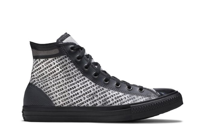 Converse Chuck Taylor All Star High 'Translucent - Black' 36 gray