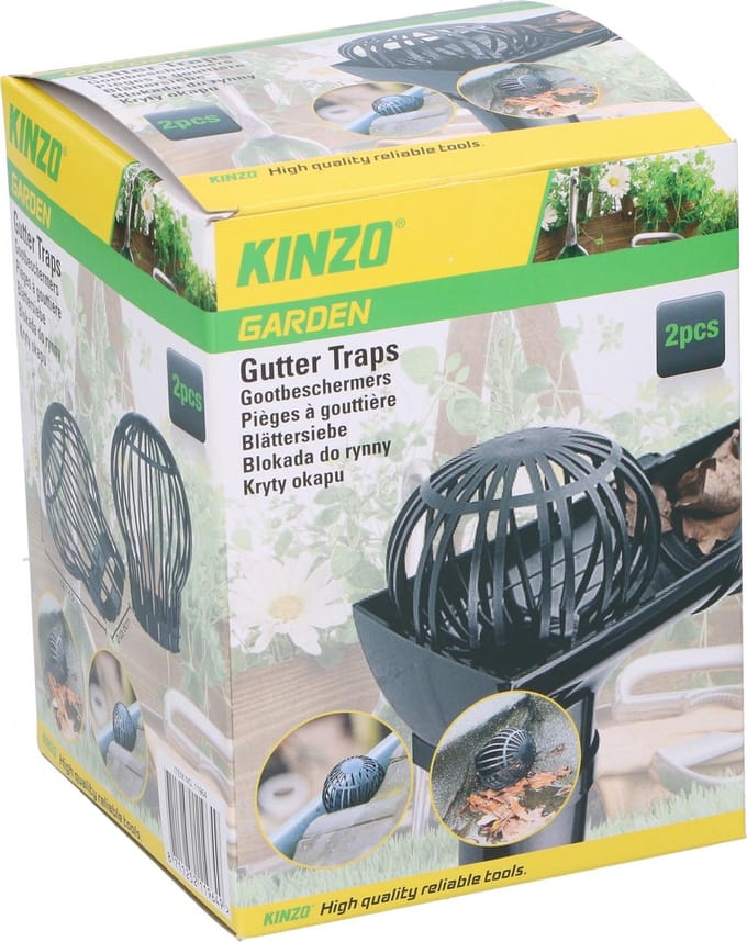 Kinzo Dakgoot Blad Beschermer - 2 Stuks