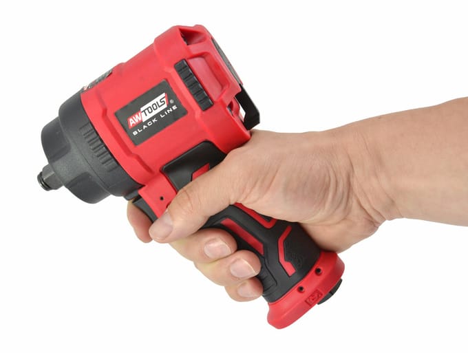 AWTOOLS Black Line - Pneumatische Slagmoersleutel - 1/2" - 1200 Nm - Mini