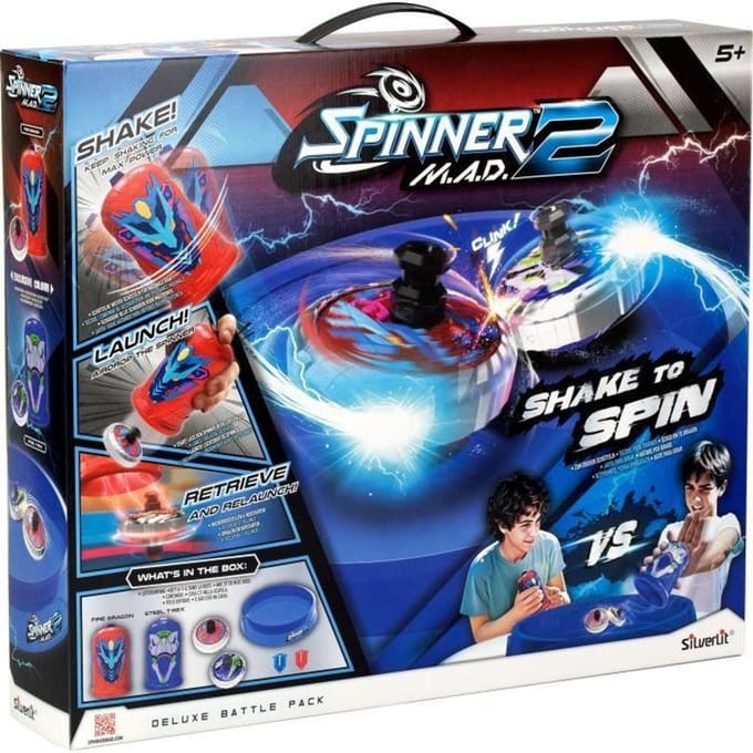 Spinner MAD 2 Deluxe Battle Pack - 2 Shakers, 2 Spinners, 1 Battle Arena
