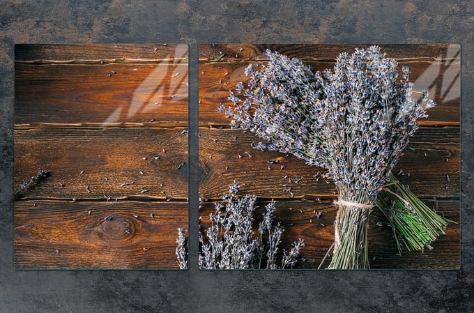TMK ArtDeko - Snijplank Glas - 100x52cm - Lawenda
