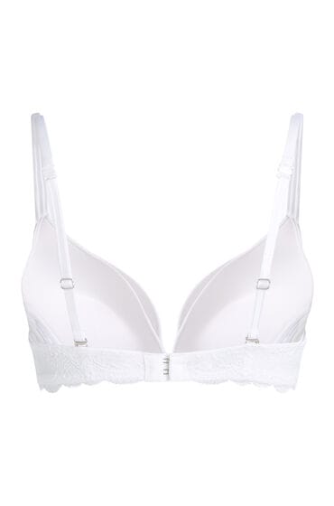Hunkemöller Push-up BH Angie plunge fit - wit - Maat E80