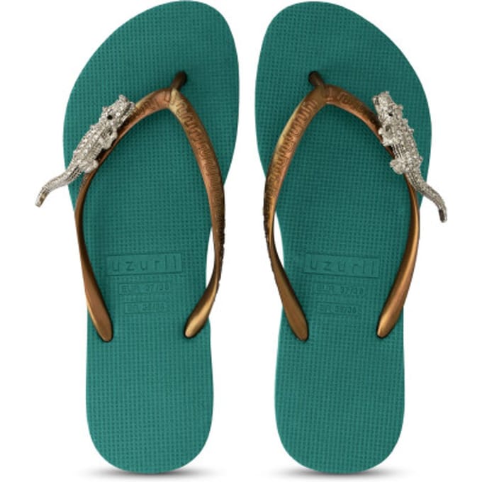 Uzurii | Teenslippers | Dames | Bosgroen | Maat 41/42