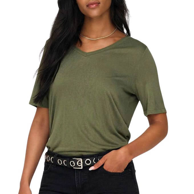 Only Elise T-shirt - Dames Geen mouw - Kalamata