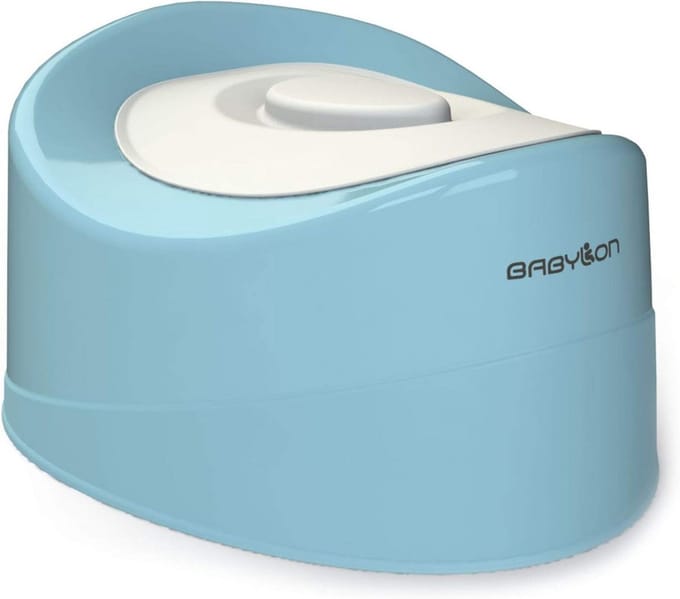 Kindertraining Potje met Antislip en Deksel - Blauw