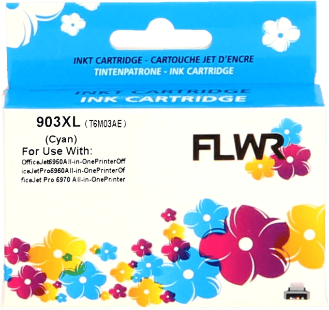 FLWR - Cartridges / HP 903XL / cyaan / Geschikt voor HP