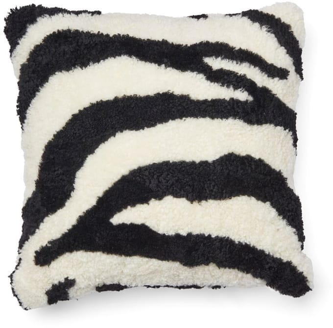Sheepskin House - Zebra Kussen - Dubbelzijdig - 60x60 cm