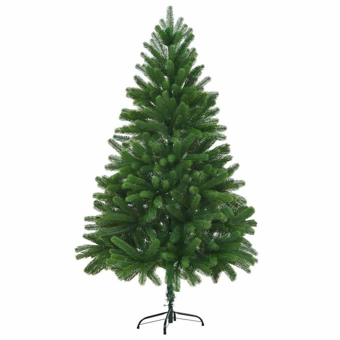 vidaXL - Kunstkerstboom - met - levensechte - naalden - 180 - cm - groen