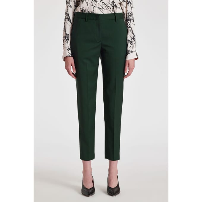 Paul Smith Trousers Bottle Green Taglia: 42 | Pantaloni da completo Outlet | Donna | Verde