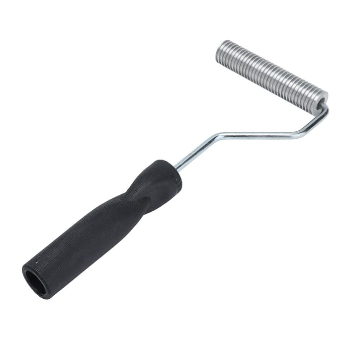 Glasvezel Lamineren Roller 21x100mm Bellenroller Aluminium Aceton Wasbaar voor Glas black