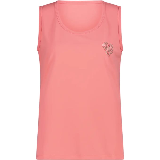 Vrouwelijke tanktop met print CMP