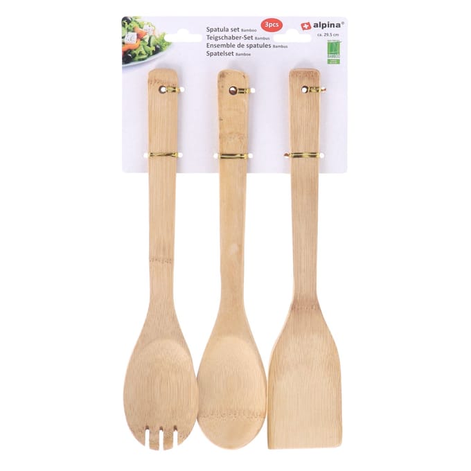 Alpina - Spatelset - 3-delig - 29,5 cm - Bamboe