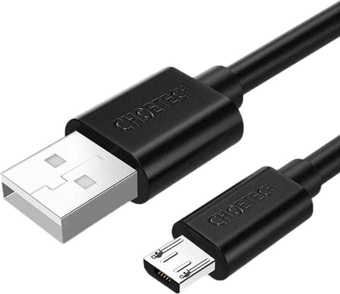 Choetech SMT0012 - 2 meter oplaadkabel - USB-A/Micro-USB - USB kabel 2m lang - Oplaadkabel mobile telefoon