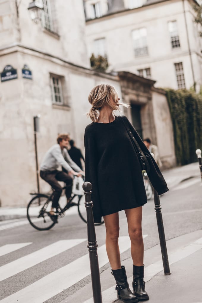 Mikuta The Black Oversized Knitted Sweater Black Taglia: S | Maglie a manica lunga Outlet | Donna | Nero