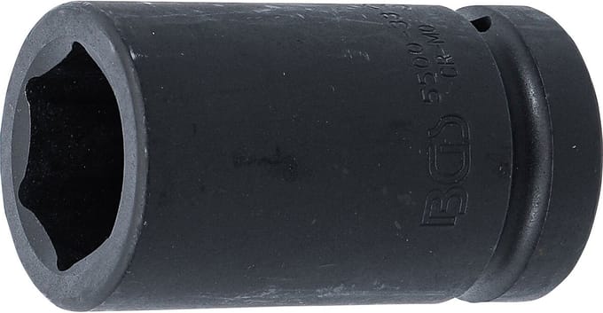 BGS Kracht Dopsleuteldop zeskant, diep - 1 - 33 mm