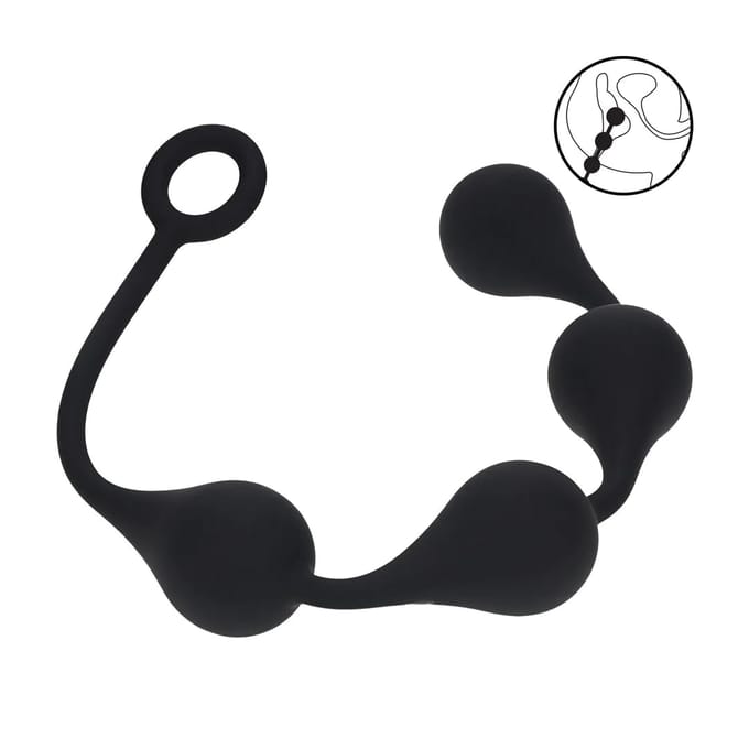 Levelz - Waterdrop Silicone Anal Balls - Large 40 mm