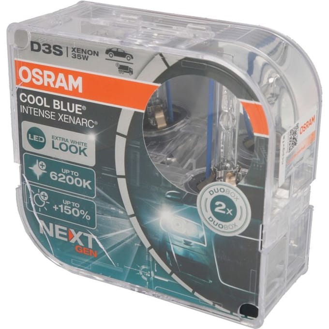 Ams-Osram Xenon lamp OSRAM D3S Cool Blue Intense NextGen 42V/35W, 2 Stuk