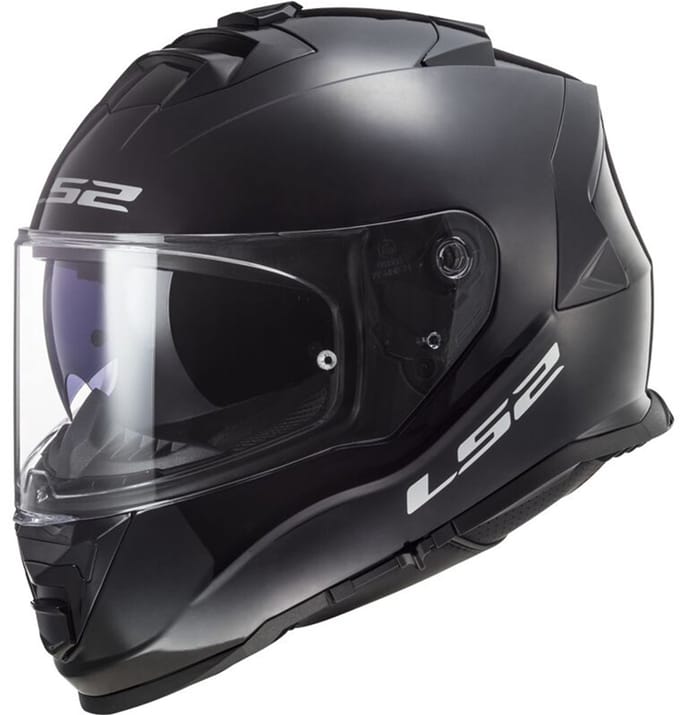 LS2 FF800 Storm II Solid Glanzend Zwart Integraalhelm - Helm