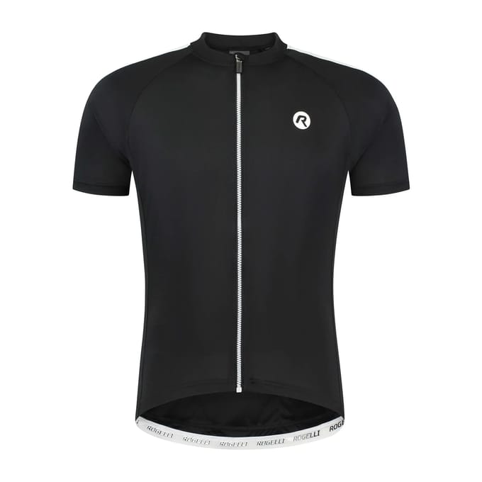 Rogelli Explore Heren Fietsshirt - Korte mouw - Zwart/Wit