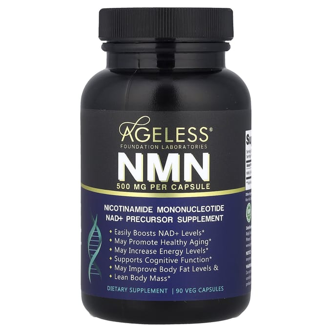 Nmn, 500Mg, 90 Veggie Capsules