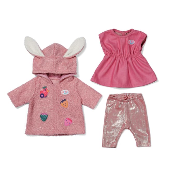 Zapf Creation BABY Born Jas en Jurkset 43cm Poppenkleding