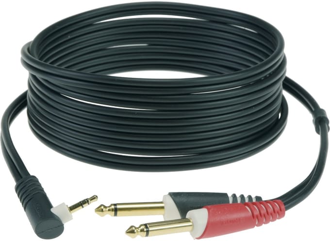 Klotz soundcard kabel jack 3m AY5A0300, 3,5 hoekjack - Insert kabel