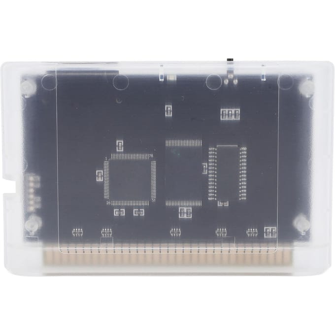 Game Videocassette Professioneel 3000 in 1 Gamekaart met 8GB Geheugenkaart Gamecassette voor Genesis transparant witte kleur