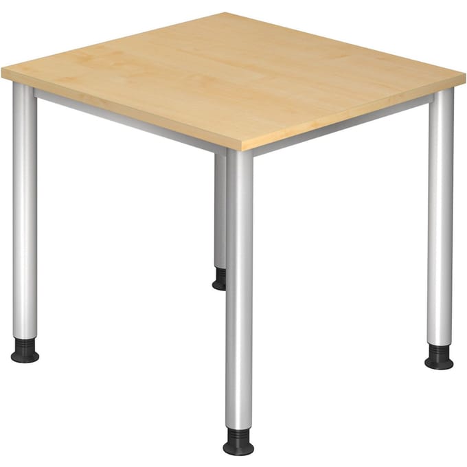 HILO 8 S | Bureau - Esdoorn 80 x 80 Tafelhoogte I In hoogte verstelbaar
