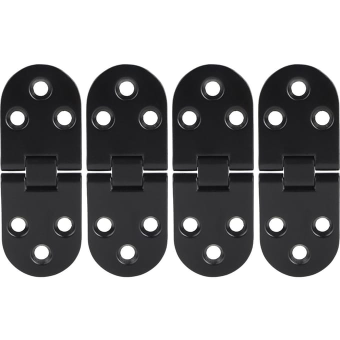 4 Stuks Zinklegering Zwart Deurklepscharnier Tafel Klapscharnier voor Kast Hardware Accessoire