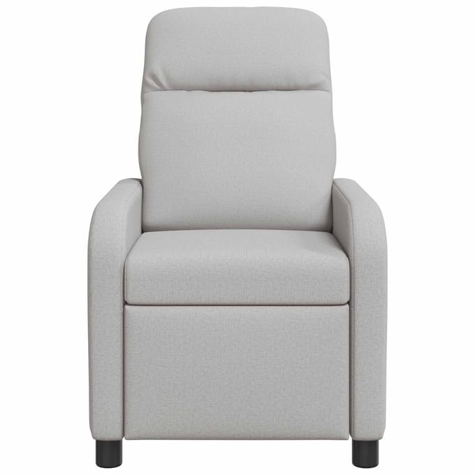 vidaXL Relaxfauteuil Wolkengrijs Stof