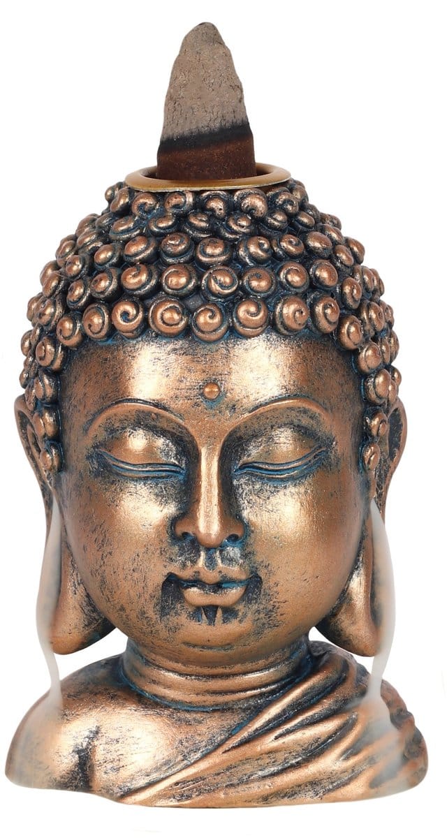 Something Different Backflow Wierookhouder Buddha Bronskleurig