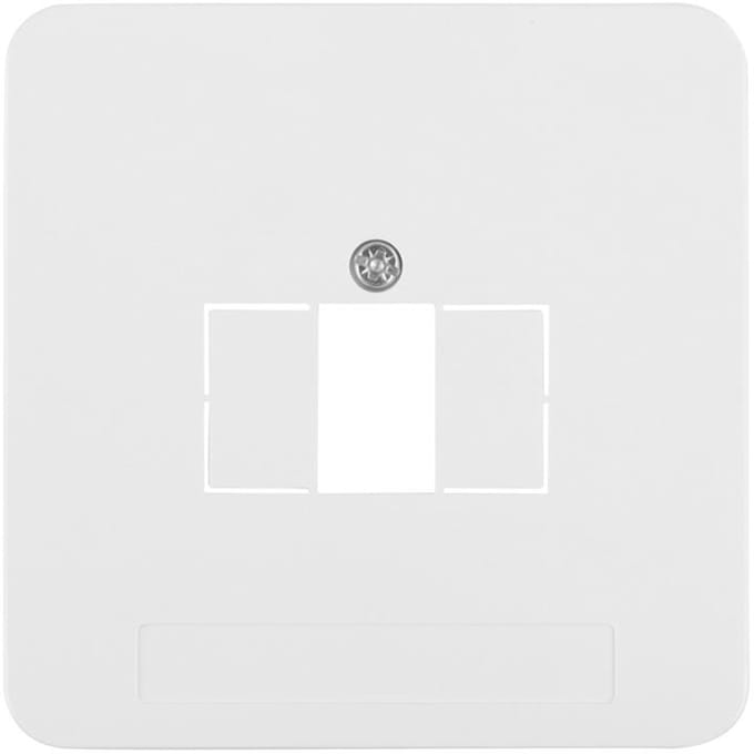 Afdekplaat ST PW – Voor TAE/USB aansluiting, Polarwit