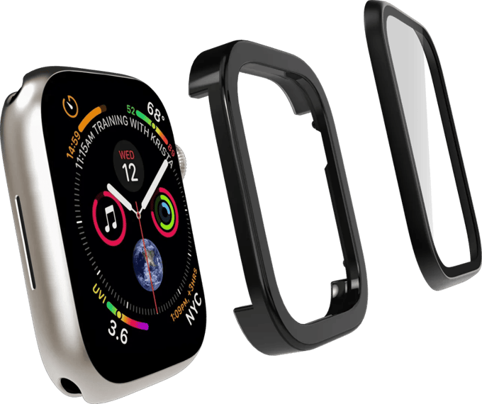 BlueBuilt Apple Watch SE 44mm Screenprotector Glas