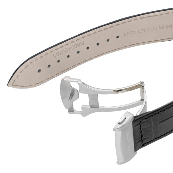 Hamilton Jazzmaster Power Reserve Automatisch Horloge zwart
