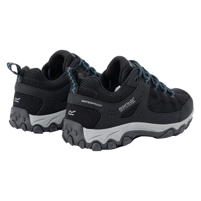 Regatta Dames/Dames Edgepoint IV Laag Loopschoenen (Zwart/stormblauw)